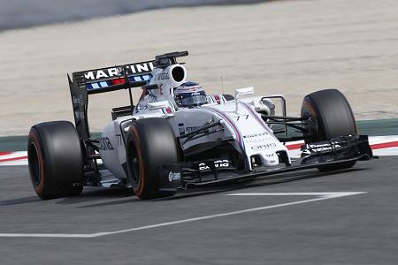 【バルセロナ合同テスト最終日結果】トップはボッタス。マクラーレン・ホンダは30周しかできず