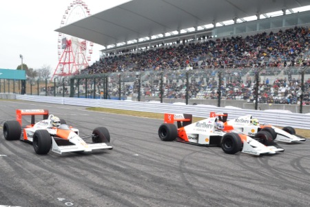 マクラーレン・ホンダV6ターボ・V10・V12が同時走行！／鈴鹿ファン感謝デー