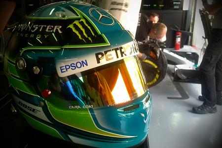 スペシャルヘルメットを使えなかったハミルトン