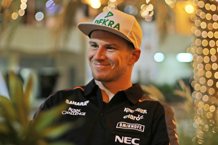 ル・マンに向けたテストに臨むヒュルケンベルグ