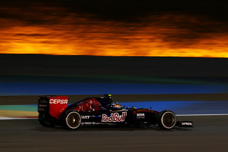 「バーレーンを走り初め」トロロッソ／F1バーレーンGP1日目