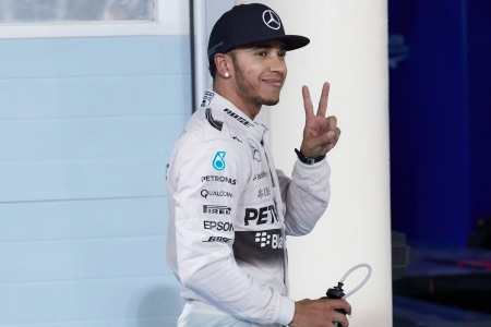 狙うは連覇だハミルトン