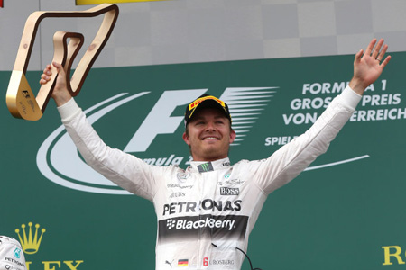 「メルセデス・エンジンが表彰台を独占！」メルセデスAMG／F1オーストリアGP決勝