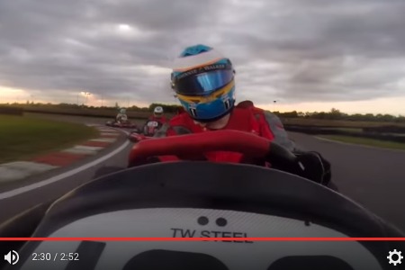 【動画】アロンソ、カートレースで美しすぎるテクニックを披露