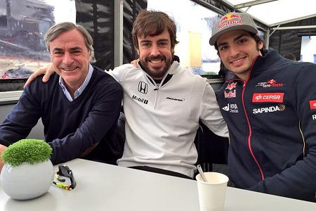 アロンソは「不満」だが「やる気には満ちている」とサインツ