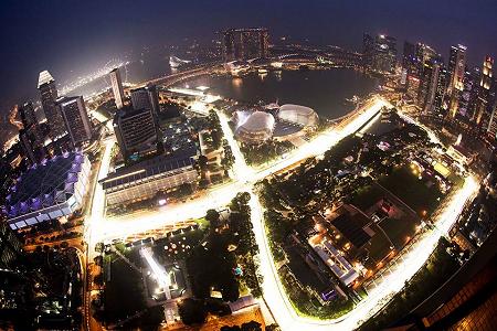 大気汚染対策を講じるF1シンガポールGP