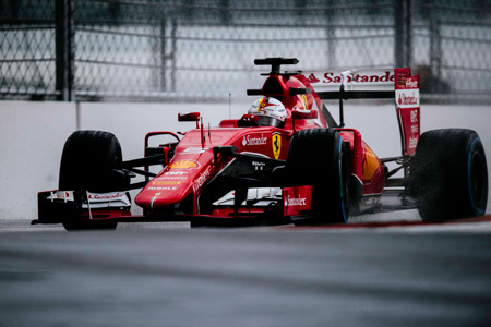 「雨、雨、雨」フェラーリ／F1ロシアGP1日目