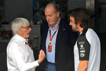 アロンソが「エンジンがない」と語ったとスペインの前国王