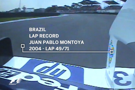 【動画】ブラジルGP、レコードタイムは2004年ウィリアムズ・BMW（V10）のモントーヤ