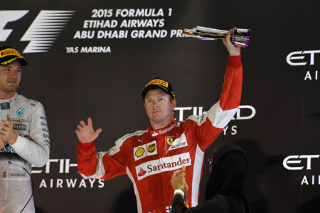 フェラーリ「キミもセブもよくやった」／F1アブダビGP決勝