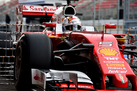 【バルセロナ合同テスト1】セバスチャン・ベッテル（フェラーリ）「フィーリングは良い」／初日2/22（月）