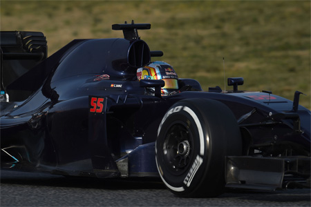 【バルセロナ合同テスト1】2/24（水）カルロス・サインツ（トロロッソ）「今日の全プランをやり終えた」