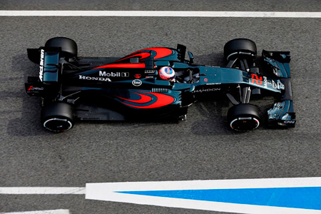 【バルセロナ合同テスト1】2/24（水）ジェンソン・バトン（マクラーレン・ホンダ）「午後の走行を逃したのは痛いが、これもテスト」