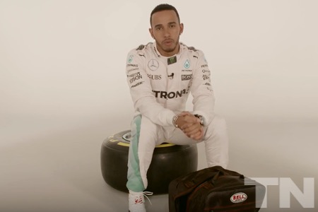 【動画】ハミルトン、新ヘルメットカラーお披露目し自ら説明