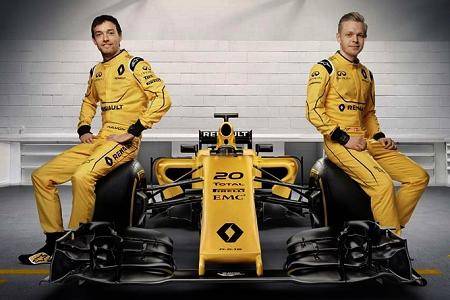 【公式発表】ルノー2016年F1カーは伝統の黄色に