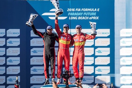 【動画：フォーミュラE】第6戦ロングビーチはディ・グラッシ優勝