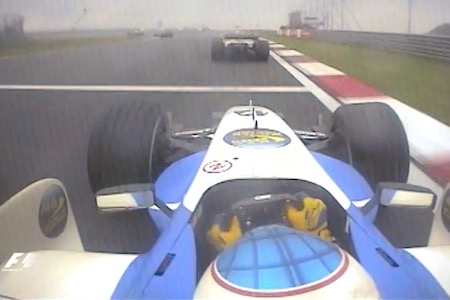 【クラシック動画】バトン、ホンダV8エンジンで走る2006年中国GP