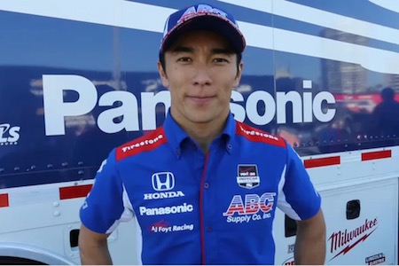 【動画】佐藤琢磨、熊本地震の被災者へ動画でメッセージ「胸が締め付けられる思い」5位入賞のコメントも（※音声が流れます）