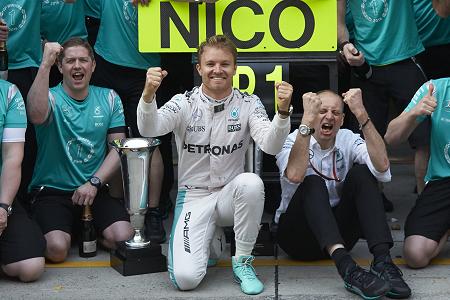 メルセデスAMG「3連覇を狙うハミルトン、7連勝をめざすロズベルグ」／ロシアGPプレビュー