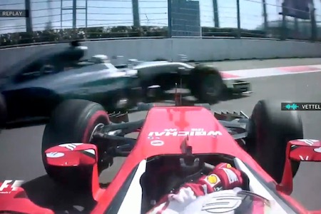 【動画】ベッテル「冗談じゃない！」クビアトに2度も追突され0周リタイア