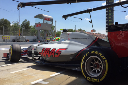 ハース「今の状態に満足していない」／F1スペインGP1日目