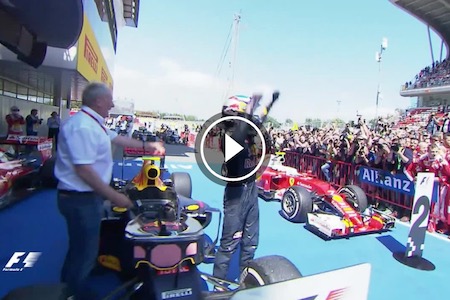 【動画】マックス・フェルスタッペン、衝撃的な優勝の瞬間