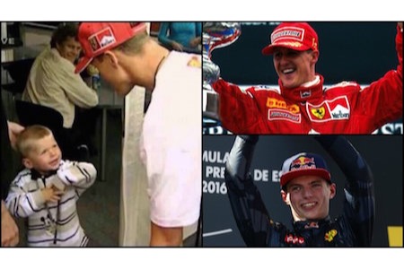 赤ちゃんマックスが、王者シューマッハにかけられた言葉