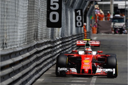 キミ・ライコネン、5グリッド降格　ギアボックス交換／F1モナコGP