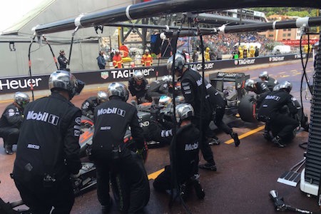 F1モナコGP40周経過、マクラーレン・ホンダ2台ともトップ10圏内を走行／F1モナコGP決勝レース