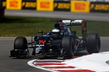 【マクラーレン・ホンダ】フェルナンド・アロンソ「いろいろ興味深い取り組みを行なった」／F1カナダGP1日目