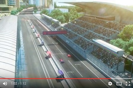 【動画】一度は行ってみたくなる？バクー市街地サーキットのカッコいい3D映像