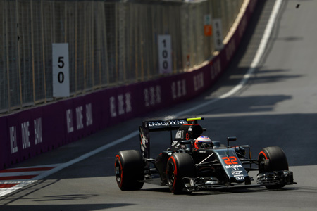 【マクラーレン・ホンダ】バトン「19番手はあんまりだ」／F1ヨーロッパGP2日目
