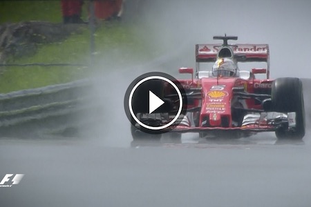 【予選ハイライト動画】ウェットからドライのQ3、バトンが難しい路面で5番手／F1オーストリアGP