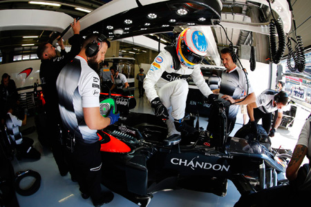 【マクラーレン・ホンダ】アロンソ「明日は荒れたコンディションを望むしかない」／F1オーストリアGP2日目