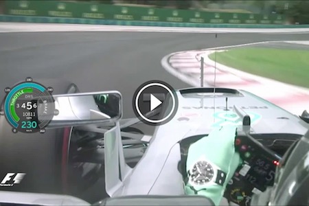 【予選ポール動画】ロズベルグ、執念のポール獲得･･･残り0秒、イエロー、スローダウンするマシンを乗り越えて／F1ハンガリーGP