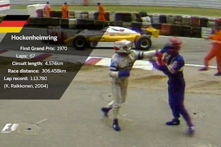 【動画】F1ドイツGPの歴史･･･ピケ殴る、フェルスタッペン火災、宙返り、チームオーダー