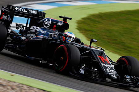 【P3速報】ロズベルグがトップ、マクラーレン・ホンダはアロンソ9番手／F1ドイツGP