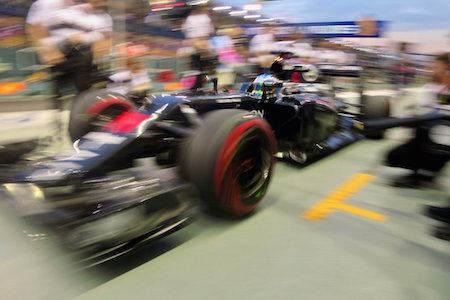 【P1速報】レッドブル1-2／F1シンガポールGPフリー走行1回目