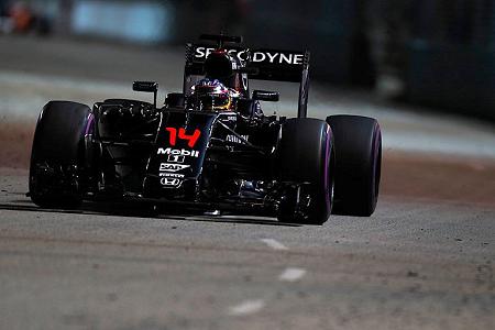 【P2レポート】トップはロズベルグ トップ10確保もアロンソに不安／F1シンガポールGP