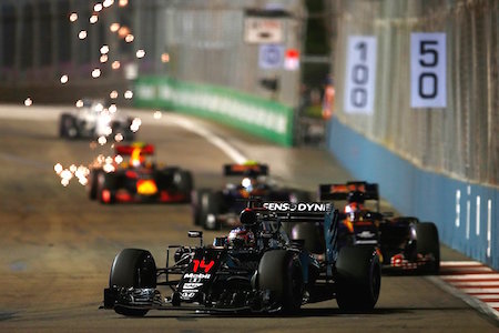 【ホンダF1】「鮮やかなスタートを決めたフェルナンドを祝福」