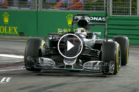 【ハイライト映像】クラッシュ、オーバーテイク･･･熱く激しい戦い／F1シンガポールGP