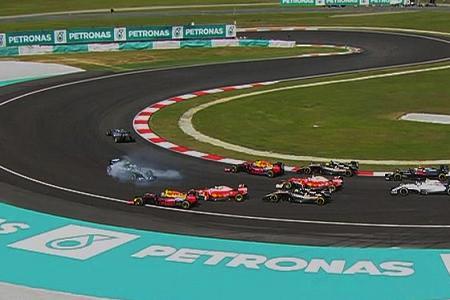 ベッテル「ロズベルグにぶつかったのは僕の責任。マックスにはノーコメント」