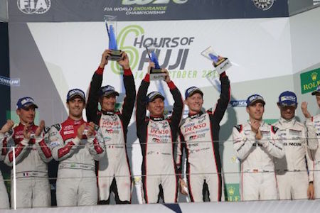 【WEC・画像】小林可夢偉「最高の気分。勝つためにリスクあるタイヤ無交換作戦」トヨタ6号車／富士6時間