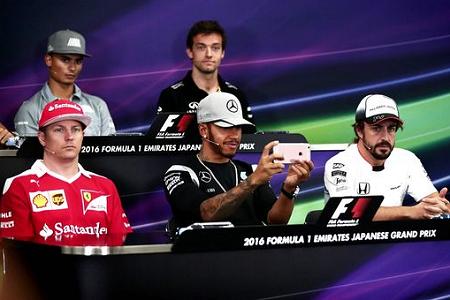 F1アメリカGPの木曜記者会見に再びハミルトンが登場