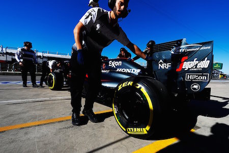 【P1スピード】マクラーレン・ホンダ、セクター2と3で上位に／F1アメリカGP