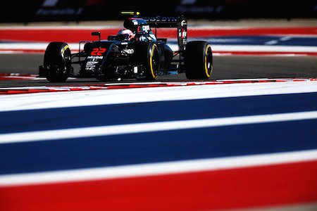 【P3スピード】バトンがセクター3でトップ、アロンソも好調／F1アメリカGP