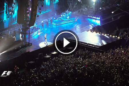 【動画】テイラー・スウィフト、大規模なコンサートでオースティンの夜を熱くする／F1アメリカGP