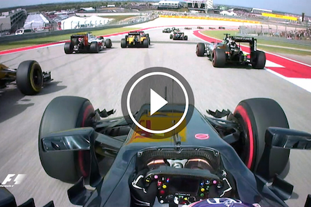 【動画】ジェンソン・バトン、1周目で8台抜き