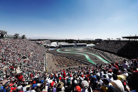 F1メキシコGP、昨年を上回る観客数