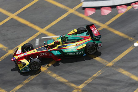 【フォーミュラE】東京・丸の内でデモ走行＆車両展示　街中レースの可能性へ一歩前身